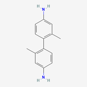 Chemical structure of m-Tolidine