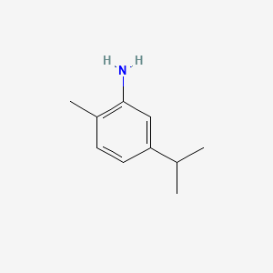 Chemical structure of 2-Methyl-5-isopropylaniline