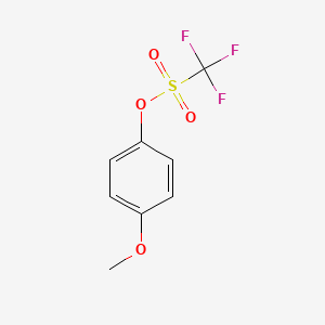 Chemical structure of 4-Methoxyphenyl Trifluoromethanesulfonate