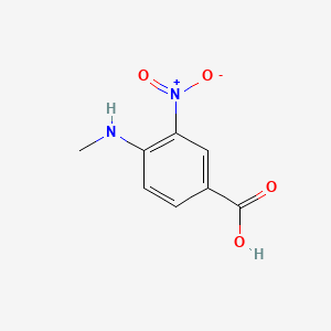 Chemical structure of 4-(Methylamino)-3-nitrobenzoic Acid