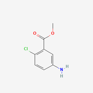 Chemical structure of Methyl 5-Amino-2-chlorobenzoate