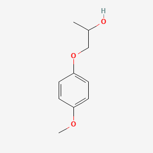 Chemical structure of 1-(4-Methoxyphenoxy)-2-propanol