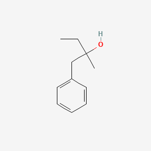 Chemical structure of 2-Methyl-1-phenyl-2-butanol