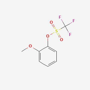 Chemical structure of 2-Methoxyphenyl Trifluoromethanesulfonate