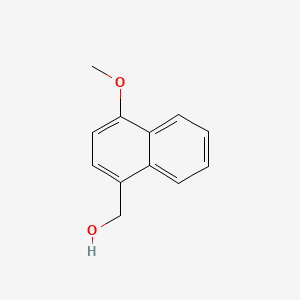 Chemical structure of 4-Methoxy-1-naphthalenemethanol