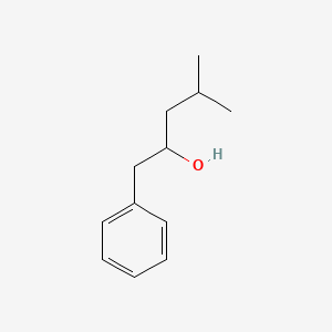 Chemical structure of 4-Methyl-1-phenyl-2-pentanol