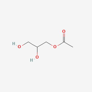 Chemical structure of Monoacetin (contains Di-,Tri-, Glycerol)