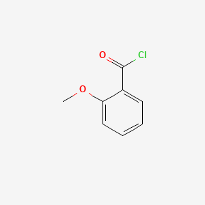 Chemical structure of 2-Methoxybenzoyl Chloride