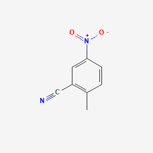 Chemical structure of 2-Methyl-5-nitrobenzonitrile