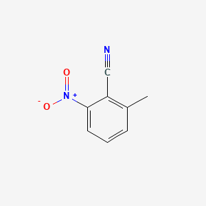 Chemical structure of 6-Nitro-2-toluonitrile