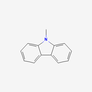 Chemical structure of 9-Methylcarbazole