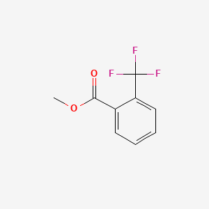 Chemical structure of Methyl 2-(Trifluoromethyl)benzoate