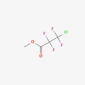 Chemical structure of Methyl 3-Chloro-2,2,3,3-tetrafluoropropionate