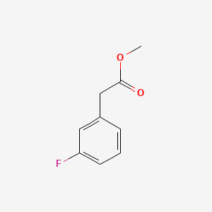 Chemical structure of Methyl 3-Fluorophenylacetate