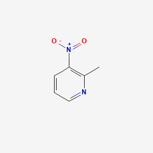 Chemical structure of 2-Methyl-3-nitropyridine
