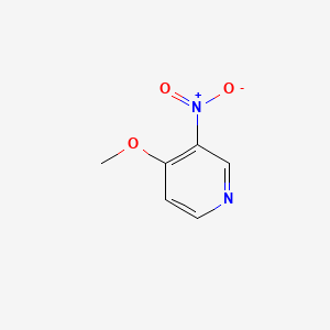 Chemical structure of 4-Methoxy-3-nitropyridine