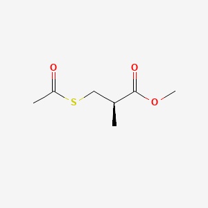Chemical structure of Methyl (R)-(+)-3-(Acetylthio)-2-methylpropionate