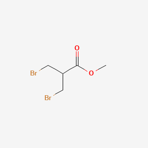 Chemical structure of Methyl 3-Bromo-2-(bromomethyl)propionate
