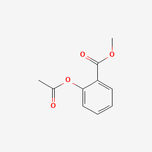Chemical structure of Methyl Acetylsalicylate