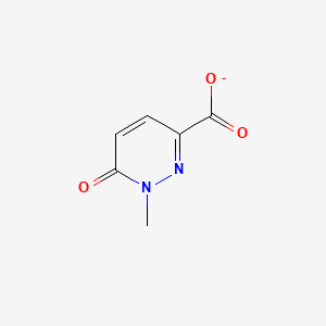Chemical structure of 1-Methyl-6-oxo-1,6-dihydropyridazine-3-carboxylic acid