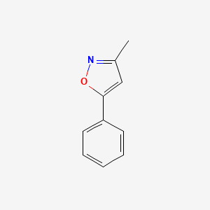 Chemical structure of 3-Methyl-5-phenylisoxazole
