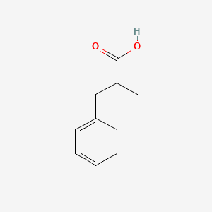Chemical structure of α-Methylhydrocinnamic acid