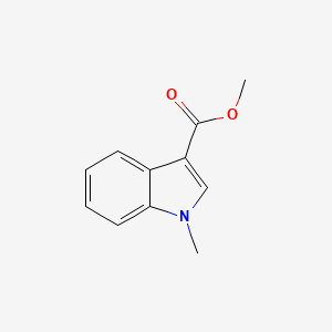 Chemical structure of Methyl 1-methyl-1H-indole-3-carboxylate