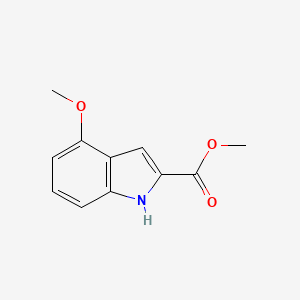 Chemical structure of Methyl 4-methoxy-2-indolecarboxylate
