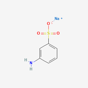 Chemical structure of METANILIC ACID, SODIUM SALT