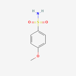 Chemical structure of 4-Methoxybenzenesulfonamide