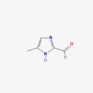 Chemical structure of 4-Methyl-1H-imidazole-2-carboxaldehyde