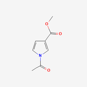 Chemical structure of Methyl 1-acetyl-1H-pyrrole-3-carboxylate