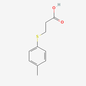 Chemical structure of 3-[(4-Methylphenyl)thio]propionic acid