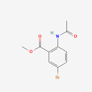 Chemical structure of Methyl 2-acetamido-5-bromobenzoate