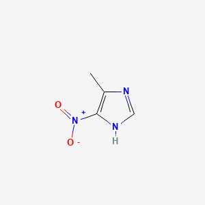 Chemical structure of 5-Methyl-4-nitroimidazole
