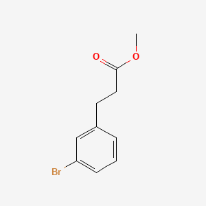 Chemical structure of Methyl 3-(3-bromophenyl)propionate
