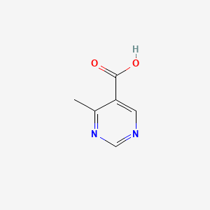 Chemical structure of 4-Methyl-5-pyrimidinecarboxylic acid