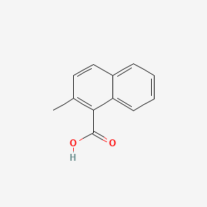 Chemical structure of 2-Methyl-1-naphthoic acid