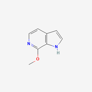 Chemical structure of 7-Methoxy-6-azaindole