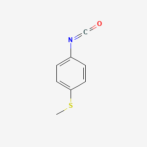 Chemical structure of 4-(Methylthio)phenyl isocyanate