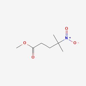 Chemical structure of Methyl 4-methyl-4-nitropentanoate