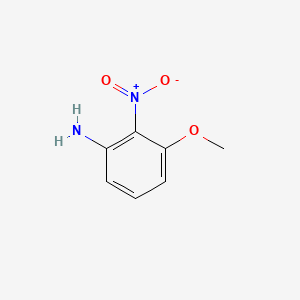 Chemical structure of 3-Methoxy-2-nitro-phenylamine