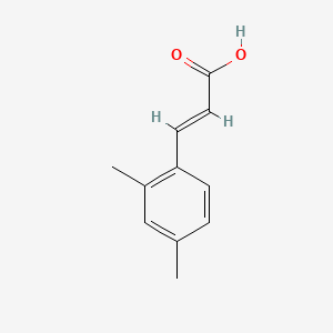 Chemical structure of 2,4-Dimethylcinnamic acid