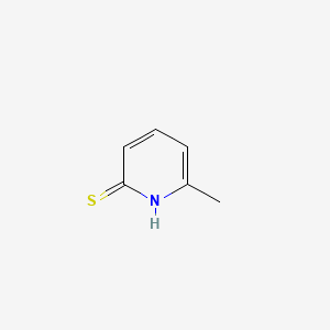 Chemical structure of 2-Mercapto-6-methylpyridine
