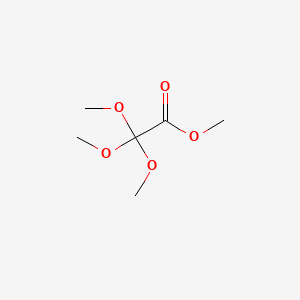 Chemical structure of Methyl trimethoxyacetate