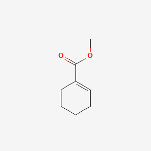 Chemical structure of Methyl 1-cyclohexene-1-carboxylate