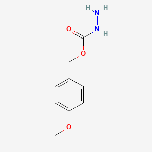 Chemical structure of 4-Methoxybenzyl carbazate