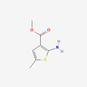 Chemical structure of Methyl 2-amino-5-methylthiophene-3-carboxylate