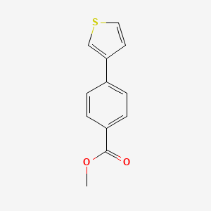 Chemical structure of Methyl 4-(3-thienyl)benzoate