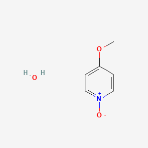 Chemical structure of 4-Methoxypyridine N-oxide hydrate